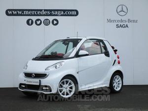 Smart Fortwo Cabriolet 71ch mhd Passion Softouch blanche