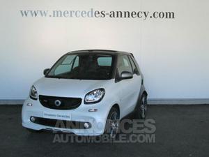 Smart Fortwo Cabriolet 102ch Turbo Brabus Softouch blanc