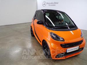 Smart Fortwo Cabriolet 102ch Turbo Brabus Softouch orange