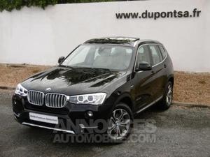 BMW X3 xDrive20dA 190ch xLine schwarz ii