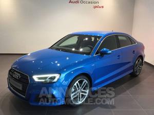 Audi A3 Berline 2.0 TDI 150 S tronic 6 S-Line bleu