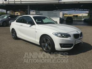 BMW Série 2 Coupe 218dA 143ch Sport alpinweiss uni