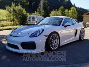 Porsche Cayman GT4 CLUBSPORT (voiture de course) blanc