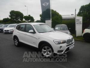 BMW X3 xDrive30dA 258ch Lounge Plus blanc