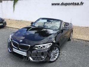 BMW Série 2 Cabriolet 218iA 136ch Luxury schwarz ii