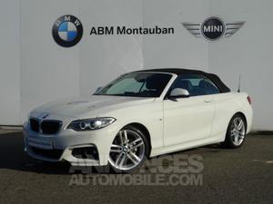 BMW Série 2 Cabriolet 220iA 184ch M Sport blanc