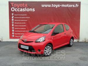 Toyota AYGO 1.0 VVT-i 68ch Active 3p rouge chilien