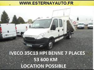 Iveco Daily ccb 35C13 HPI BENNE 7 PLACES  KM 