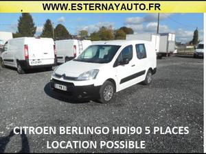 Citroen Berlingo HDI90 5 PLACES REPLIABLES  Occasion