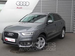 Audi Q3 2.0 TDI 177ch Ambition Luxe quattro S tronic 7 gris