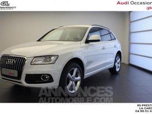 Audi Q5 2.0 TDI 150ch S line blanc glacier m