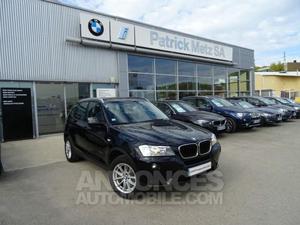 BMW X3 xDrive20d 184ch Confort saphirschwarz metallise