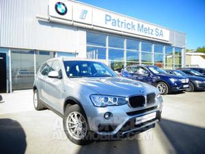 BMW X3 xDrive20dA 190ch Lounge Plus glaciersilber metalisee