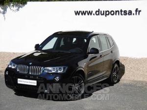 BMW X3 xDrive35dA 313ch M Sport noir