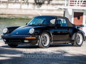 Porsche 930 Turbo Cabriolet noir verni