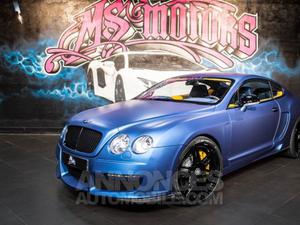 Bentley Continental GT COUPE W12 MANSORY bleu mat