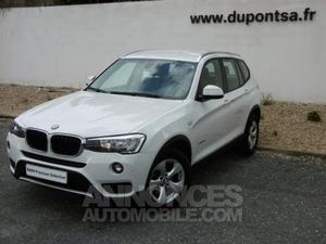 BMW X3 xDrive20dA 190ch Lounge Plus blanc