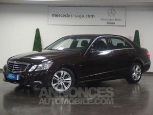 Mercedes Classe E 220 CDI BE Avantgarde ExAcutive BA marron