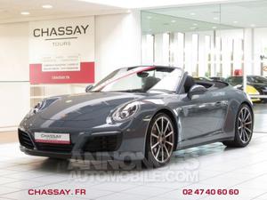 Porsche  Cabriolet Carrera 4S PDK bleu graphite