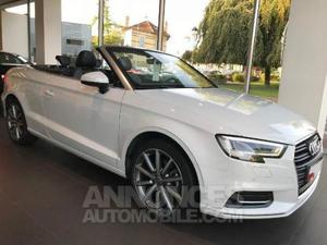 Audi A3 Cabriolet 2.0 TDI 150ch Design luxe S tronic 7 blanc