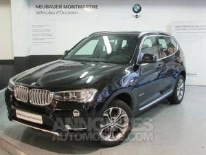 BMW X3 sDrive18dA 150ch xLine Start Edition saphirschwarz