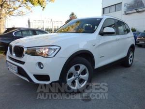 BMW X3 xDrive20d190ch Business BVA8 blanc