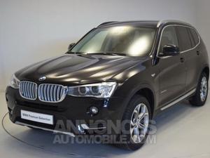 BMW X3 xDrive20dA 190ch xLine saphirschwarz metallise