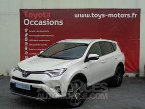 Toyota RAV Hybride Design 2WD CVT blanc nacre