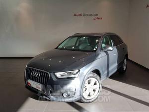 Audi Q3 2.0 TDI 140 ch Quattro Ambition Luxe gris