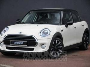 Mini Cooper 5 portes blanc