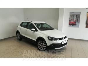 Volkswagen Polo 1.2 TSI 90 BMT Cross blanc métallisé