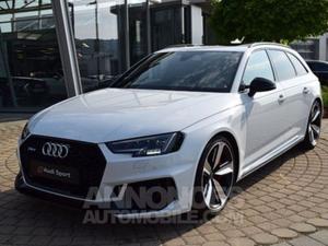 Audi RS4 2.9 V6 TFSI 450CH QUATTRO TIPTRONIC 8 blanc