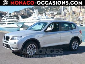 BMW X3 xDrive20dA 184ch Excellis argent