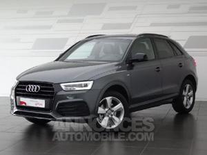 Audi Q3 2.0 TDI 150ch ultra Midnight Series gris daytona