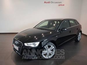 Audi A3 Sportback 1.6 TDI 110 S line noir métallisé