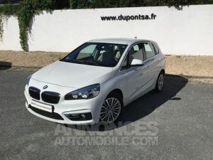 BMW Série dA 150ch Luxury blanc