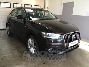 Audi Q3 2.0 TDI 140ch S line noir métal