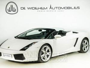 Lamborghini Gallardo Spyder 5.0 V E-GEAR blanc