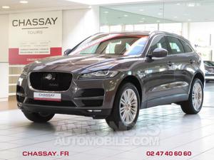 Jaguar F-Pace V6 3.0 D 300 Portfolio 4X4 BVA8 gris foncé