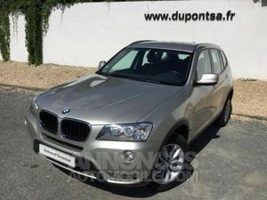 BMW X3 xDrive20dA 184ch Excellis beige métal