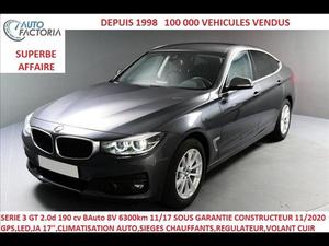 BMW 320 GT D 190cv BVA8 Pack Business*GPS* CAM*LED-42% Serie