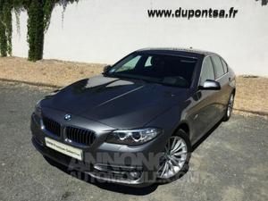 BMW Série dA 190ch Luxury gris f