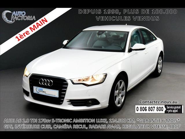 Audi A6 A6 2.0 TDI 177cv BVA AMBITION LUXE*GPS*CAM*CUIR*1ERE