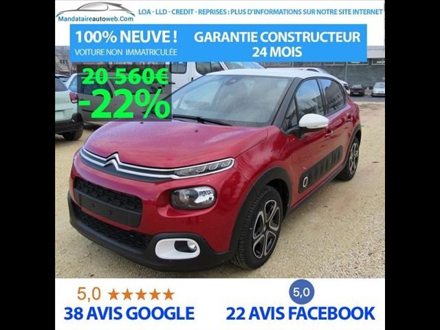 Citroen C3 PURETECH 110 SHINE + OPTIONS NEUF  Occasion