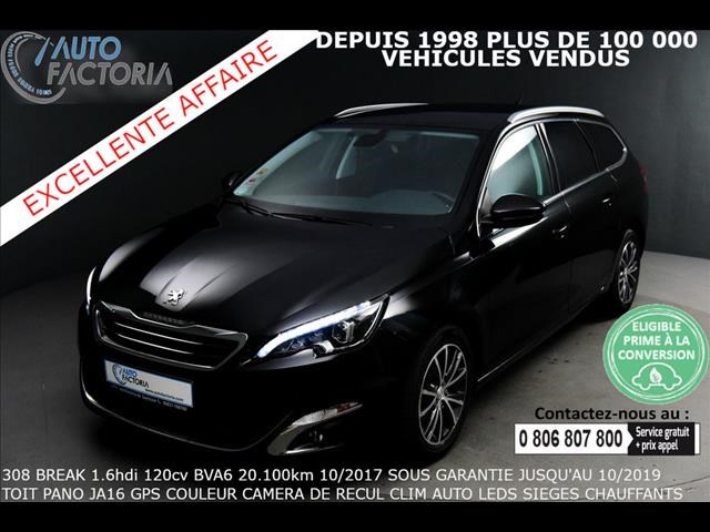 Peugeot  BREAK ALLURE 1.6hdi 120cv BVA 6 TOIT PANO