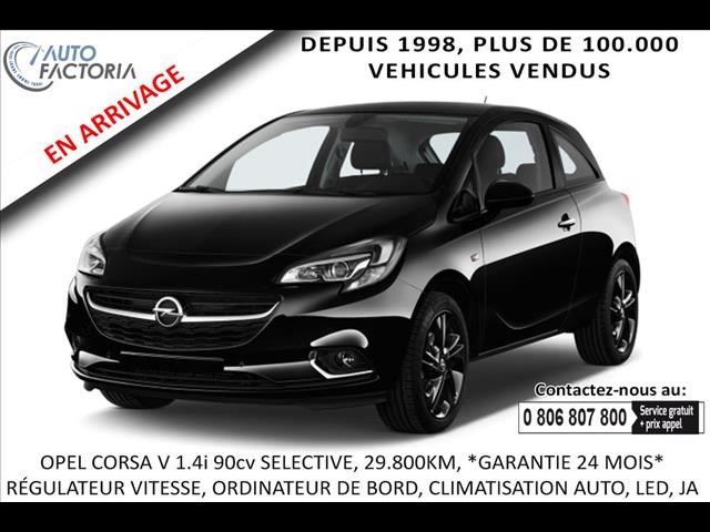 Opel Corsa NOUVELLE V 1.4i 90cv BVM SELECTIVE*RÉGUL+OPTION*