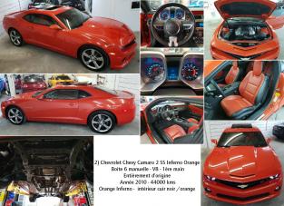 Chevrolet Camaro V8 SS Orange Inferno d'occasion